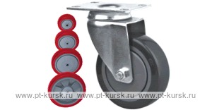 Колесо поворотное с площадкой Lema EI2-PU-100-90-7
